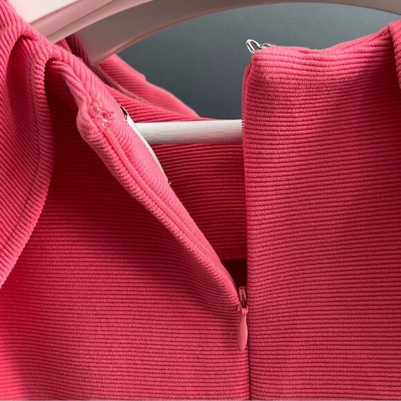 ASOS Classic Cocktail Mini Dress Coral Color Size 8. - Picture 6 of 8